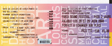 Le Furia Sound Festival 200 - le pass 2 jours